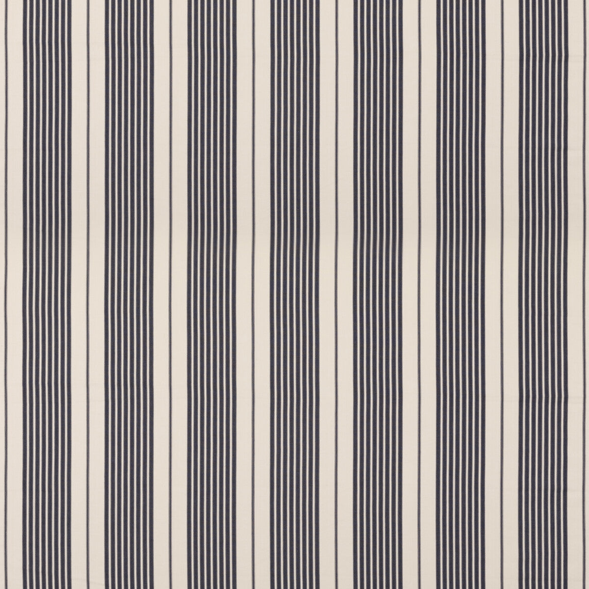 MULBERRY FD833.H10.0 CLIFF STRIPE INDIGO Fabric - Eade's Wallpaper