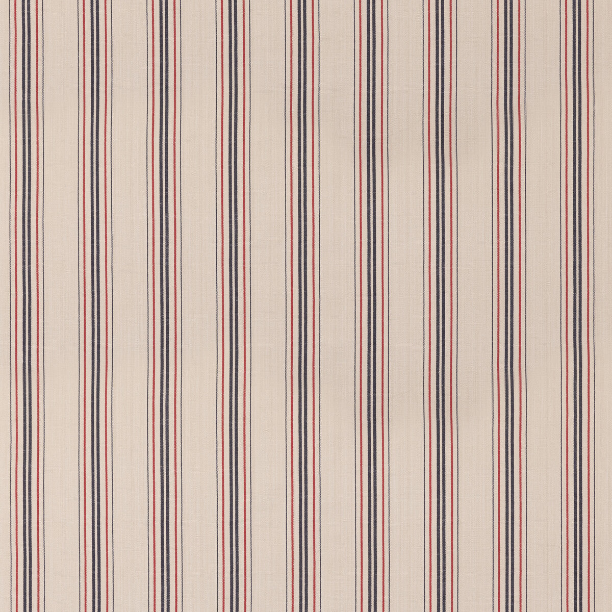 MULBERRY FD834.G103.0 SEAFORD STRIPE BLUE/RED Fabric - Eade's Wallpaper