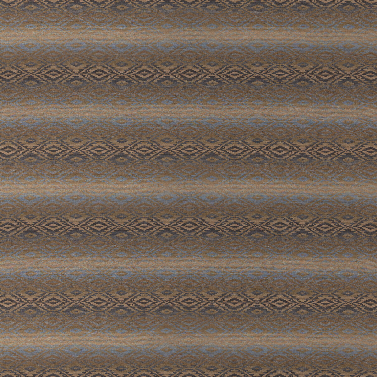 MULBERRY FD836.A16.0 BEAUMARIS GRANITE/BLUE Fabric - Eade's Wallpaper