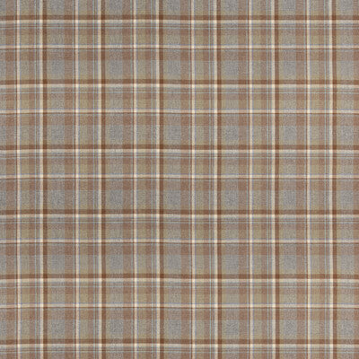 MULBERRY FD838.L33.0 LINDISFARNE PLAID FAWN/AQUA Fabric - Eade's Wallpaper