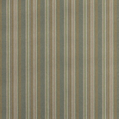 MULBERRY FD839.R106.0 LINDISFARNE STRIPE LOVAT Fabric - Eade's Wallpaper