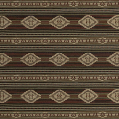 MULBERRY FD840.V117.0 HARLECH RED/SAGE Fabric - Eade's Wallpaper