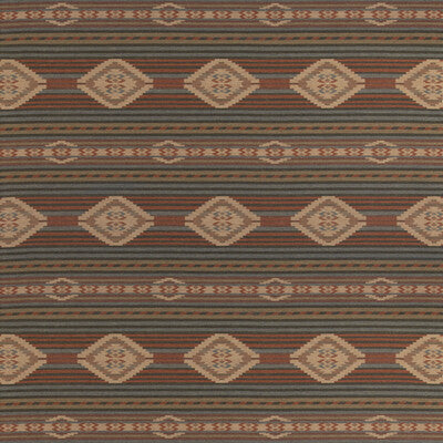 MULBERRY FD840.V158.0 HARLECH RUSSET/TEAL Fabric - Eade's Wallpaper