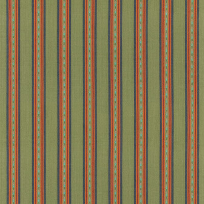 MULBERRY FD847.S16.0 COUNTRY STRIPE EMERALD Fabric - MULBERRY COUNTRY WALK