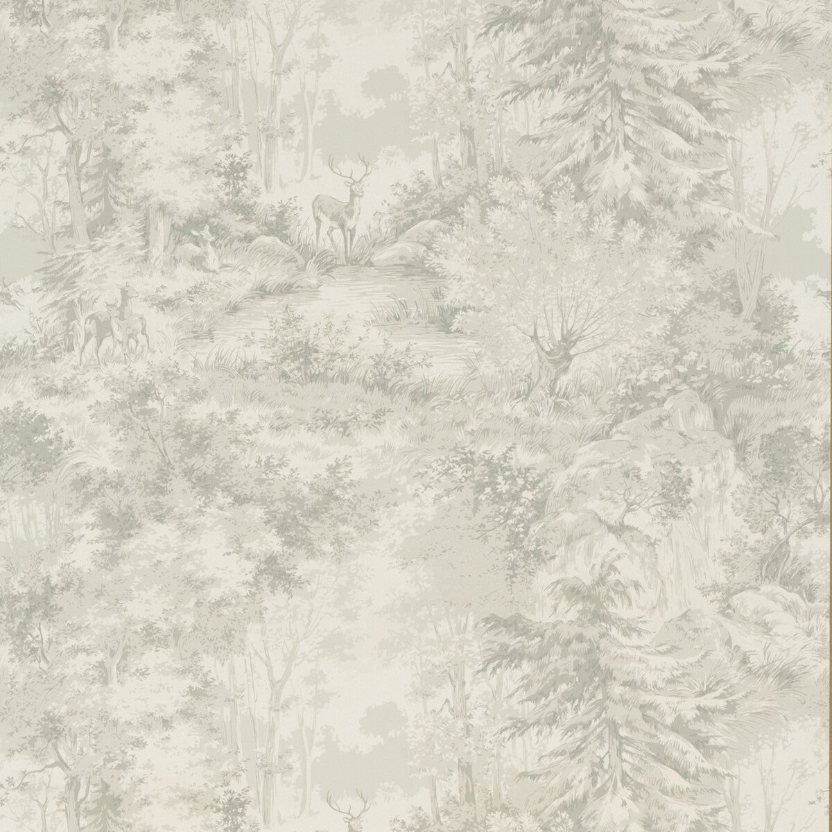 MULBERRY FG076.J125.0 TORRIDON SILVER/GREY Wallpaper - Eade's Wallpaper