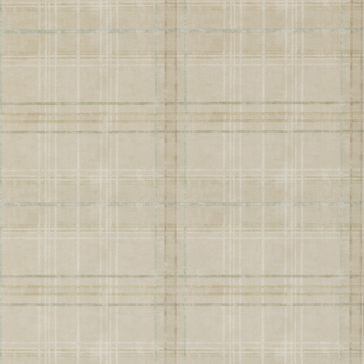 MULBERRY FG086.K102.0 SHETLAND PLAID STONE Wallpaper - Eade's Wallpaper