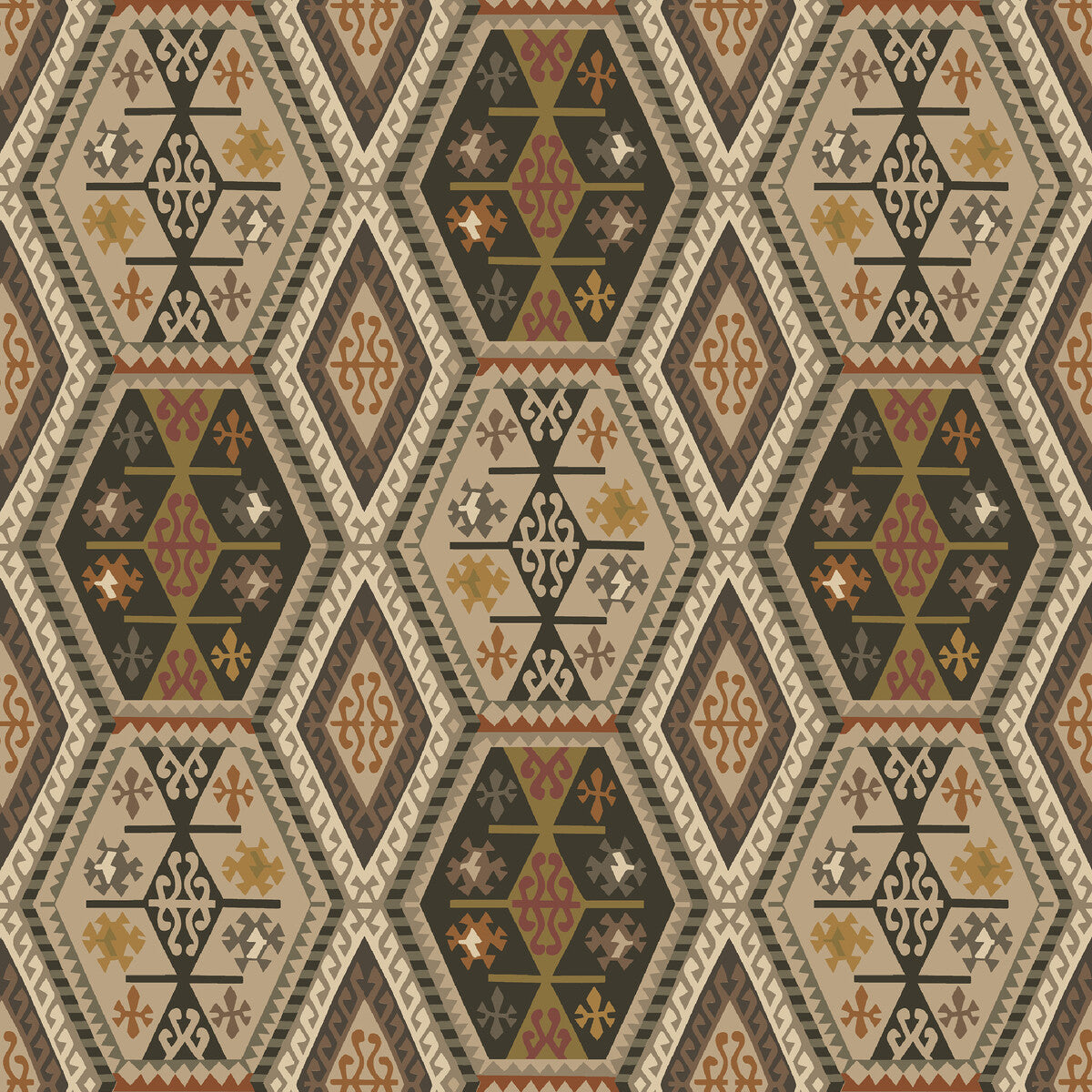 MULBERRY FG098.A15.0 BUCKLAND WOODSMOKE Wallpaper - Eade's Wallpaper