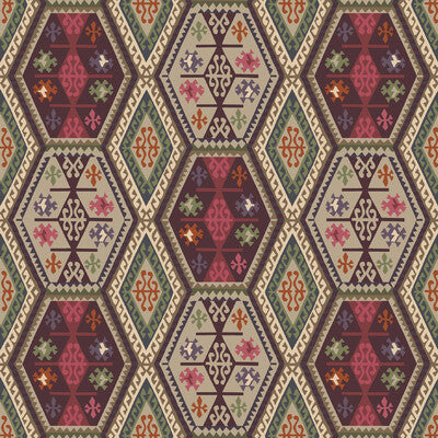 MULBERRY FG098.V54.0 BUCKLAND RED/PLUM Wallpaper - Eade's Wallpaper