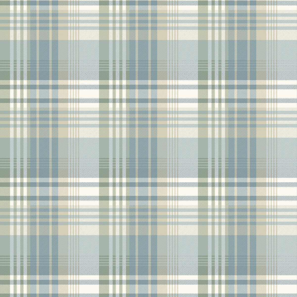 MULBERRY FG100.R104.0 MULBERRY ANCIENT TARTAN AQUA Wallpaper - Eade's Wallpaper