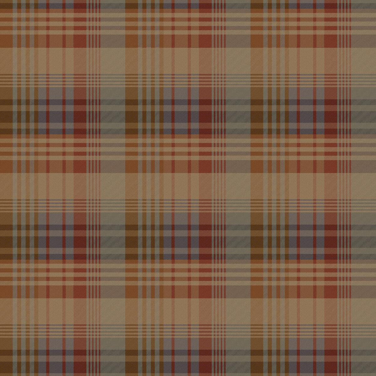 MULBERRY FG100.V110.0 MULBERRY ANCIENT TARTAN RED/BLUE Wallpaper - Eade's Wallpaper