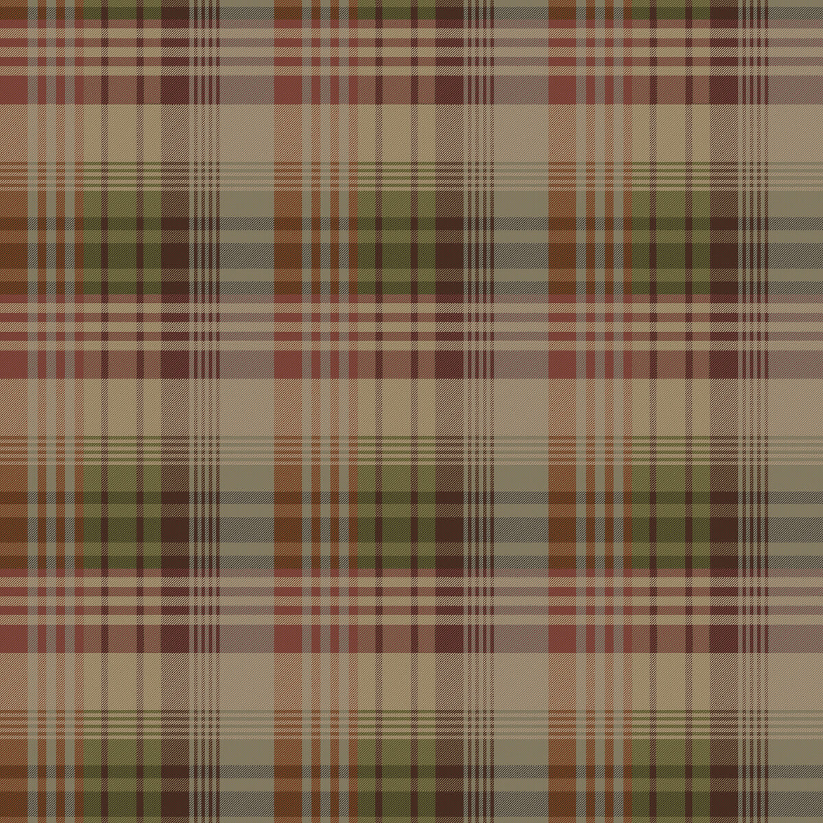 MULBERRY FG100.V54.0 MULBERRY ANCIENT TARTAN RED/PLUM Wallpaper - Eade's Wallpaper