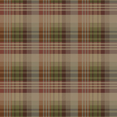MULBERRY FG100.V54.0 MULBERRY ANCIENT TARTAN RED/PLUM Wallpaper - Eade's Wallpaper