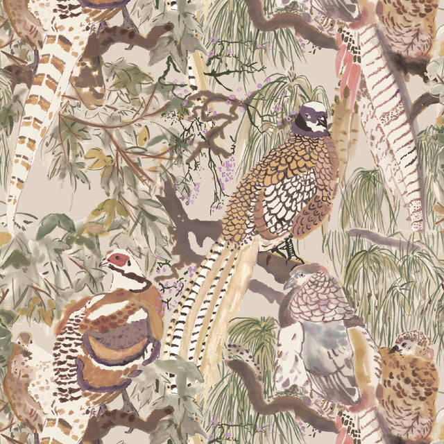 MULBERRY FG101.J52.0 GAME BIRDS ANTIQUE Wallpaper - Eade's Wallpaper