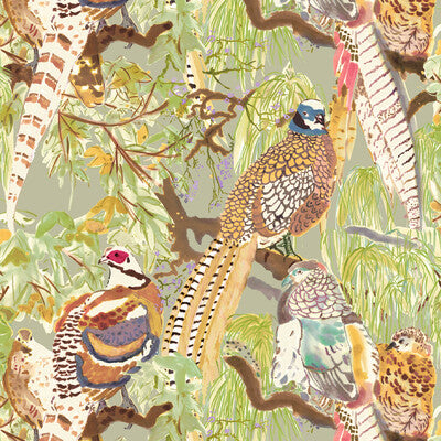 MULBERRY FG101.Y101.0 GAME BIRDS MULTI Wallpaper - Eade's Wallpaper