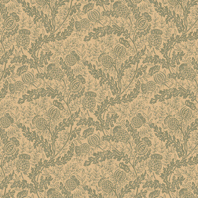 MULBERRY FG108.R11.0 MULBERRY THISTLE TEAL Wallpaper - Eade's Wallpaper
