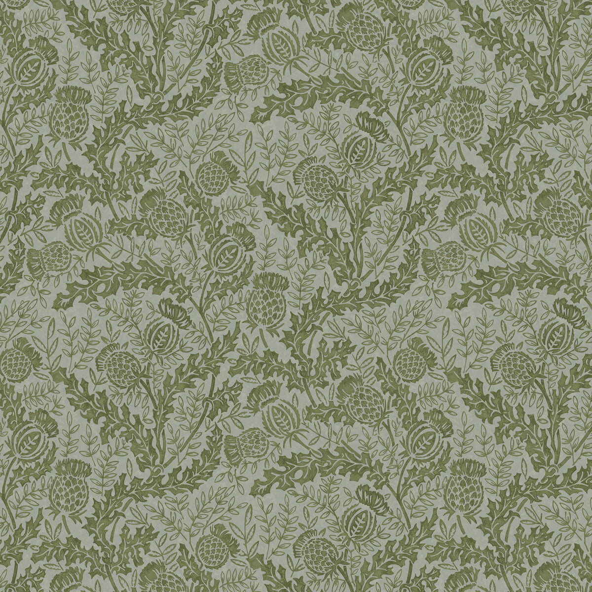 MULBERRY FG108.S47.0 MULBERRY THISTLE GREEN/TEAL Wallpaper - Eade's Wallpaper