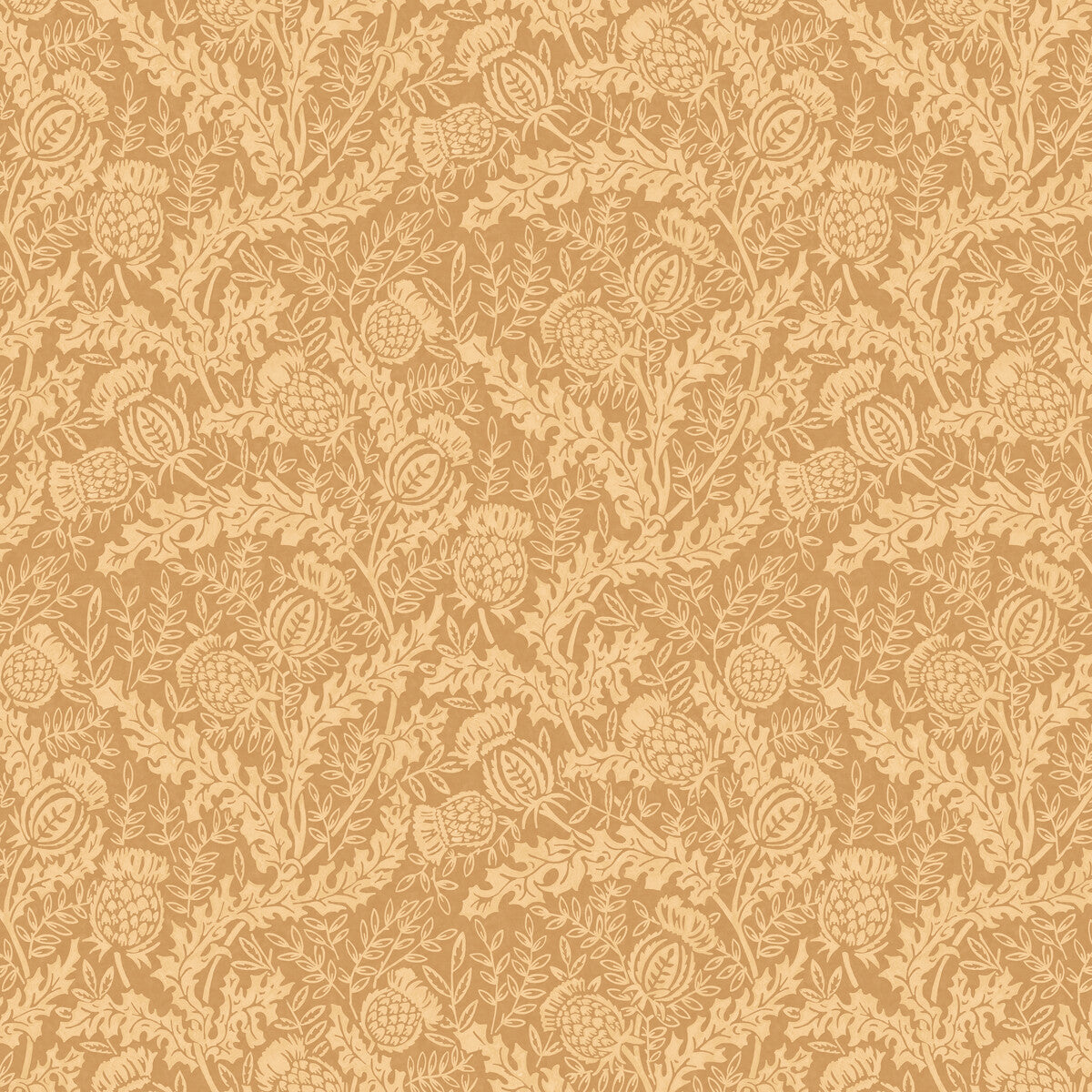MULBERRY FG108.T128.0 MULBERRY THISTLE OCHRE Wallpaper - Eade's Wallpaper