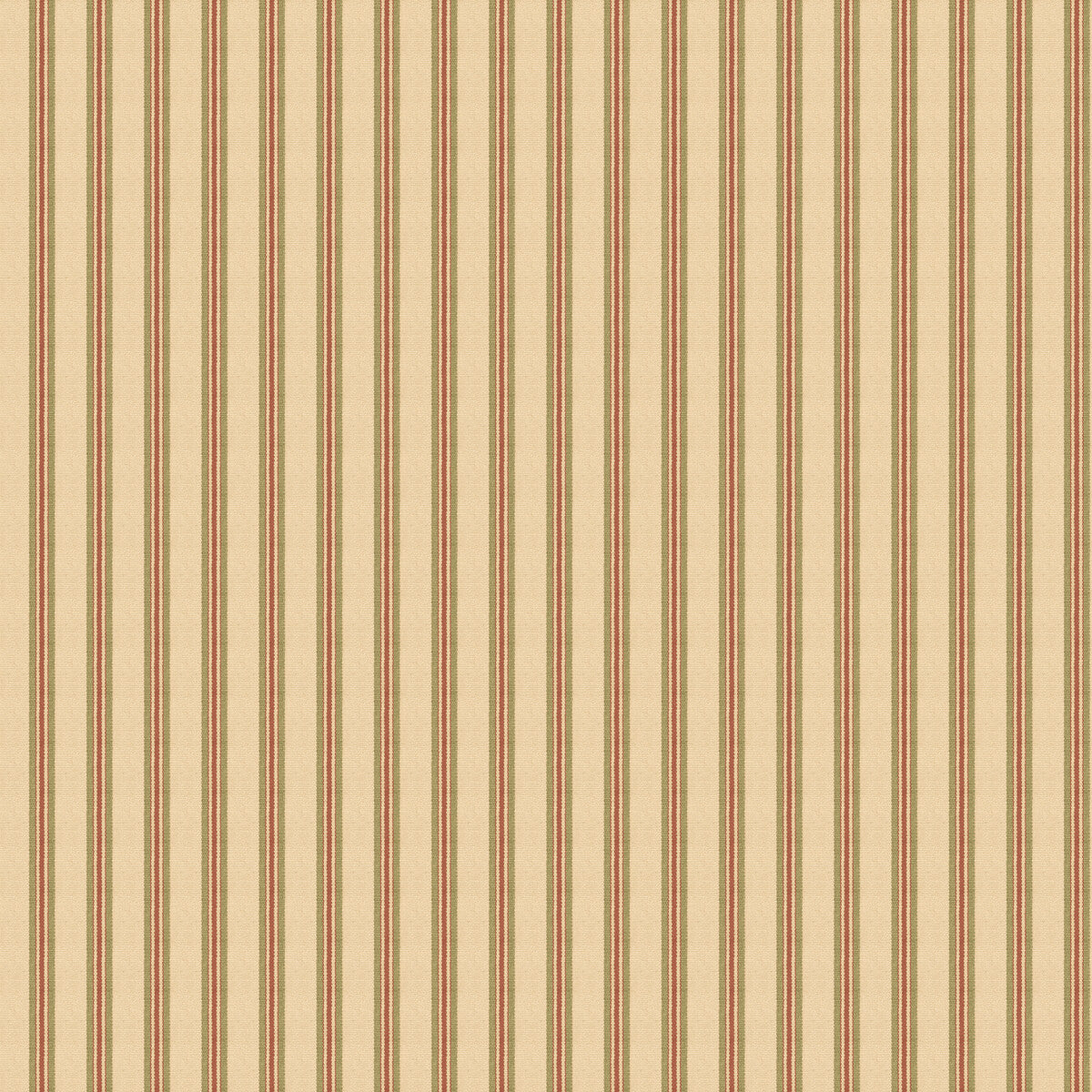 MULBERRY FG109.R107.0 SOMERTON STRIPE MOSS Wallpaper - Eade's Wallpaper