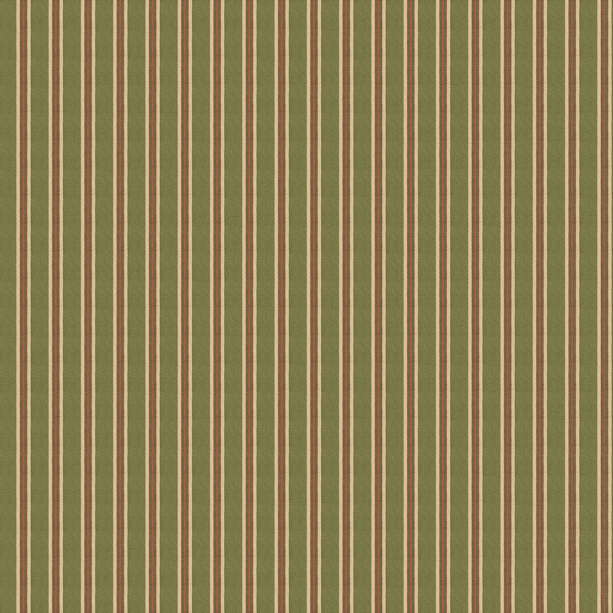 MULBERRY FG109.S101.0 SOMERTON STRIPE GREEN Wallpaper - Eade's Wallpaper