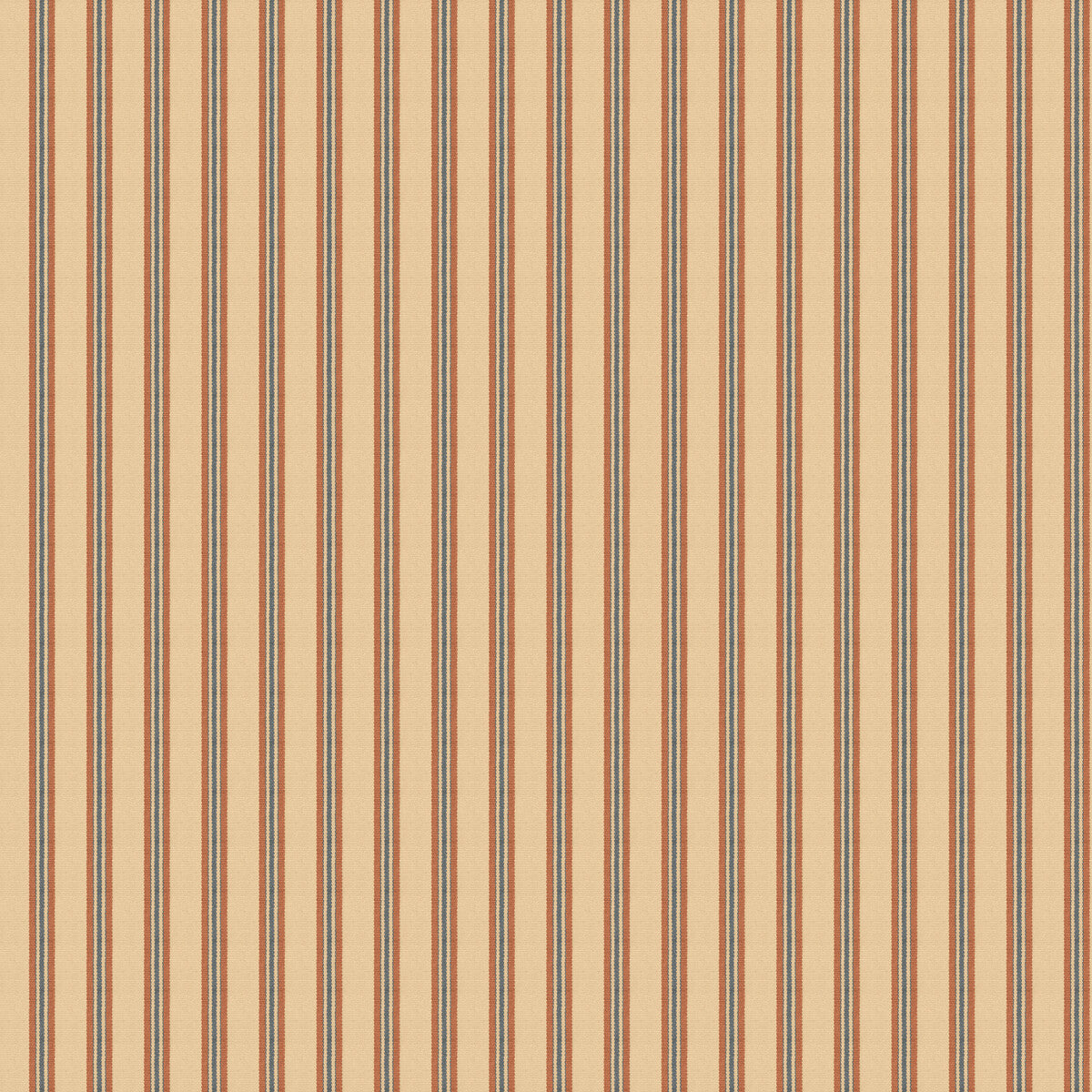 MULBERRY FG109.T30.0 SOMERTON STRIPE SPICE Wallpaper - Eade's Wallpaper