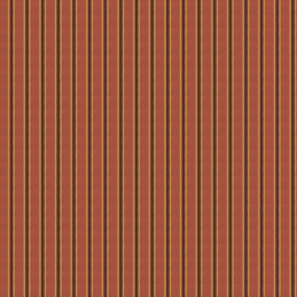 MULBERRY FG109.V55.0 SOMERTON STRIPE RUSSET Wallpaper - Eade's Wallpaper