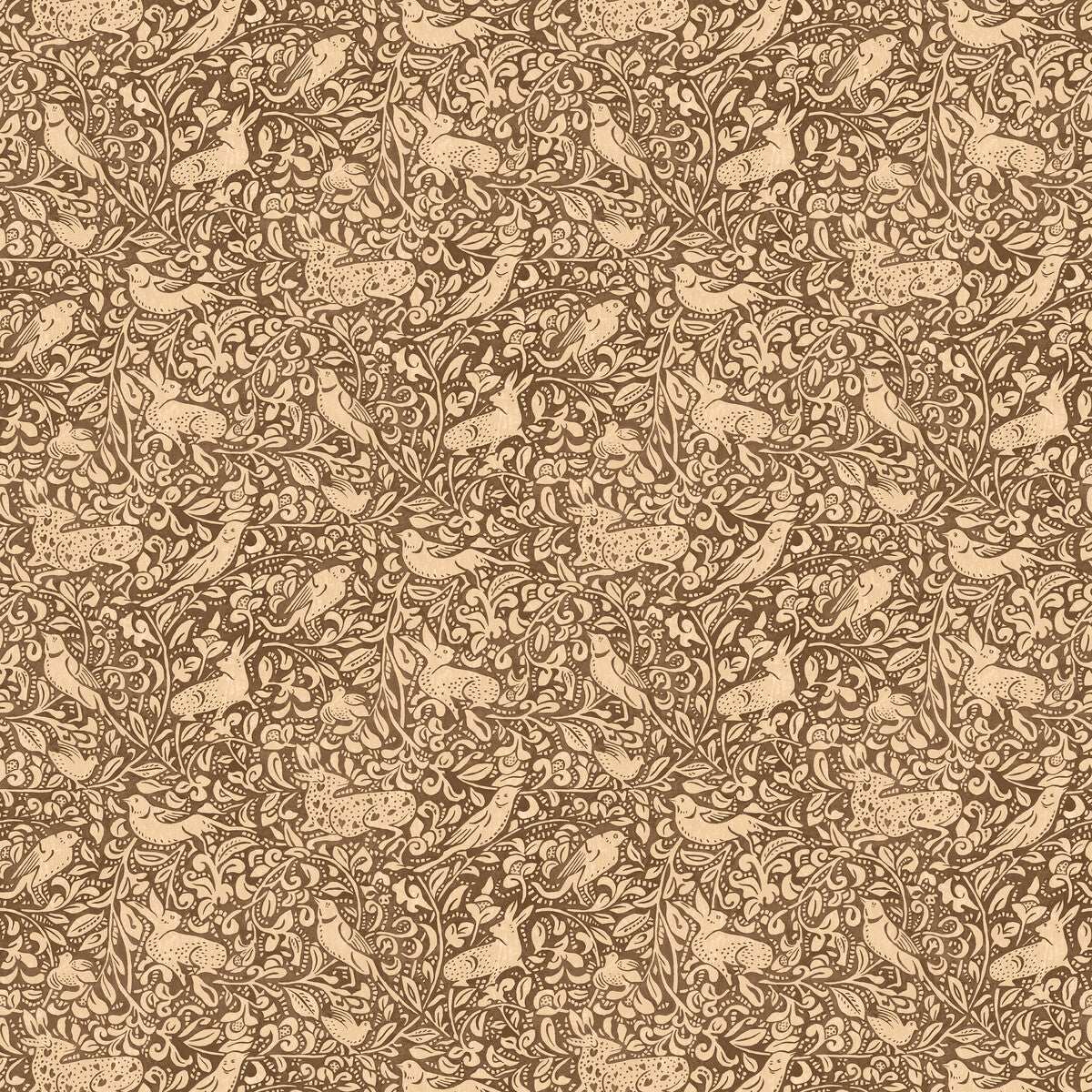 MULBERRY FG110.K74.0 HEDGEROW ESPRESSO Wallpaper - Eade's Wallpaper