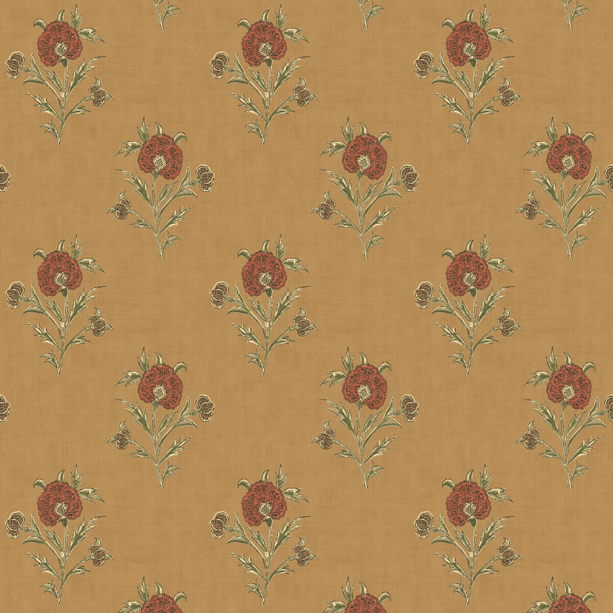 MULBERRY FG111.T128.0 SOMERTON OCHRE Wallpaper - Eade's Wallpaper