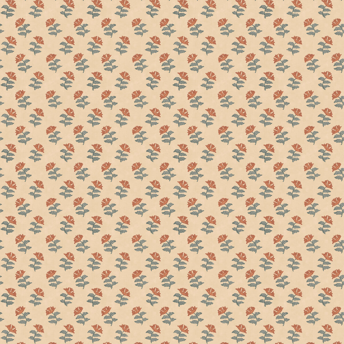 MULBERRY FG113.R11.0 MULBERRY SPRIG TEAL Wallpaper - Eade's Wallpaper