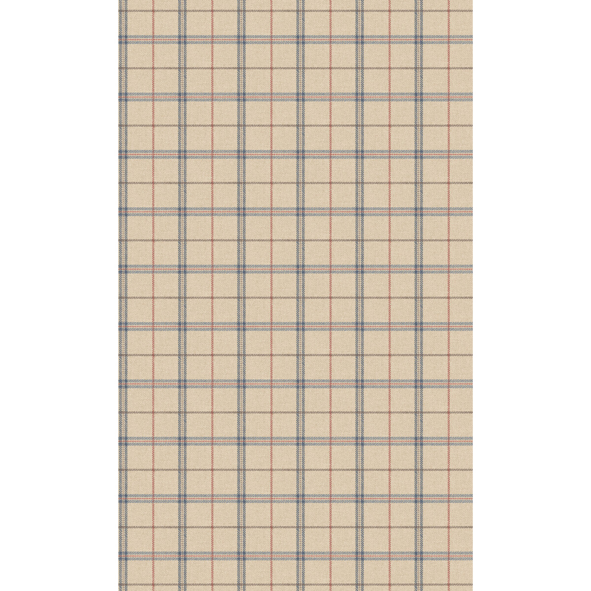 MULBERRY FG120.G103.0 ISLAY BLUE/RED Wallpaper - Eade's Wallpaper