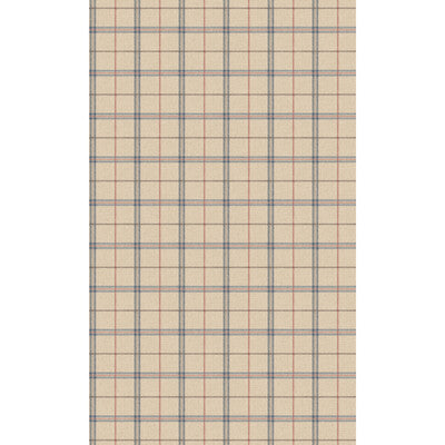 MULBERRY FG120.G103.0 ISLAY BLUE/RED Wallpaper - Eade's Wallpaper