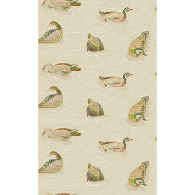 MULBERRY FG122.S48.0 DUCK POND EMERALD/STONE Wallpaper - Eade's Wallpaper