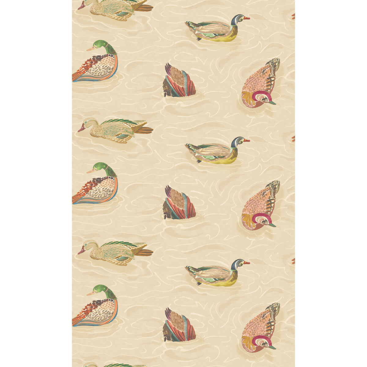 MULBERRY FG122.T46.0 DUCK POND JEWEL Wallpaper - Eade's Wallpaper