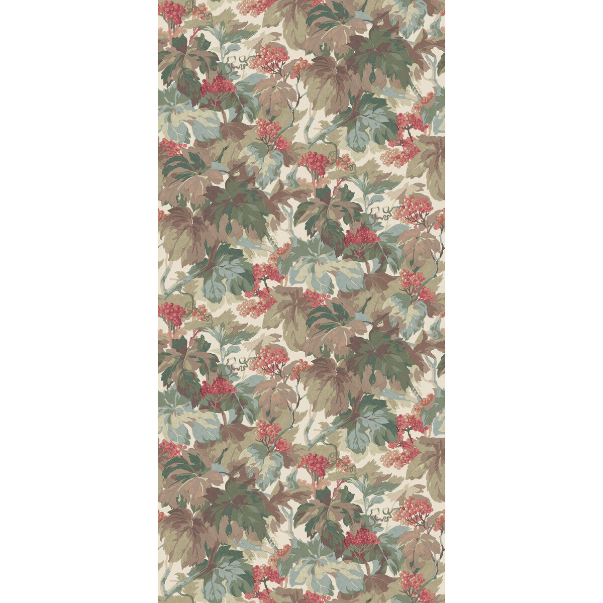 MULBERRY FG123.R54.0 COUNTRY WALK TEAL/ROSE Wallpaper - Eade's Wallpaper
