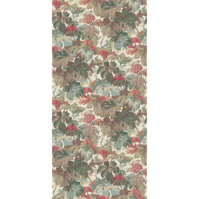MULBERRY FG123.R54.0 COUNTRY WALK TEAL/ROSE Wallpaper - Eade's Wallpaper