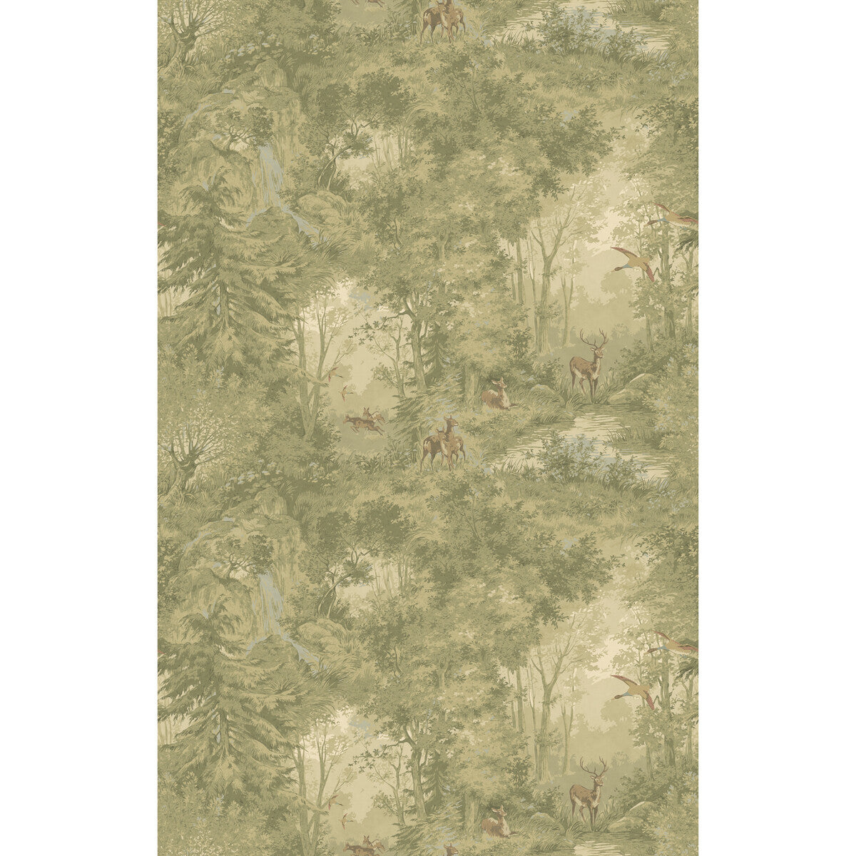 MULBERRY FG124.A52.0 MULBERRY WOODLAND MISTY MORNING Wallpaper - Eade's Wallpaper