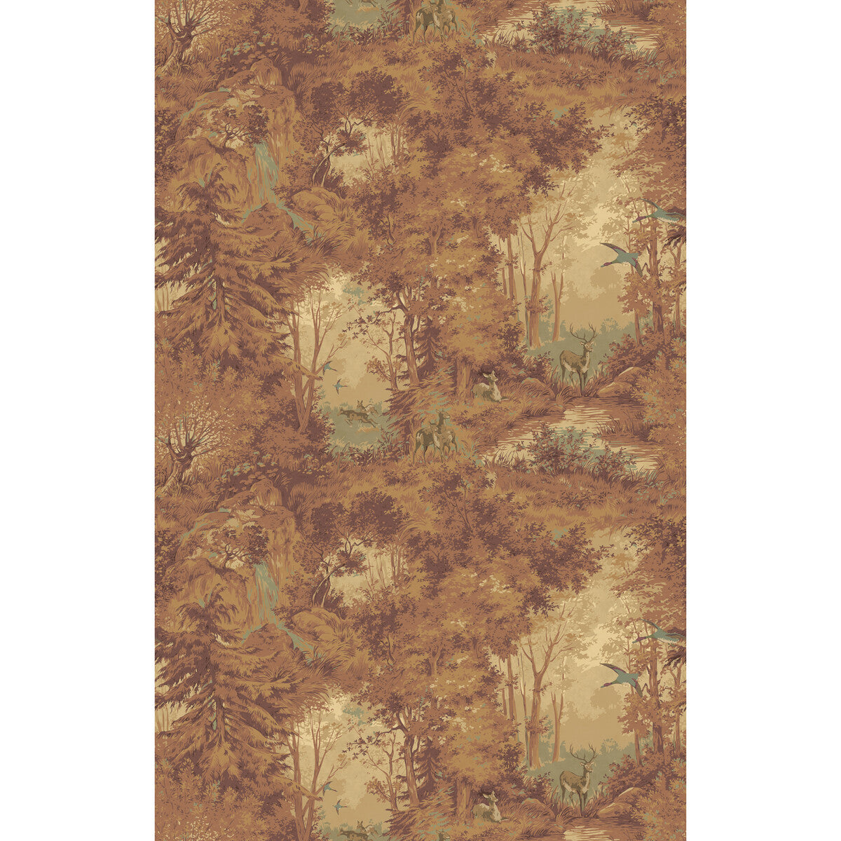 MULBERRY FG124.M16.0 MULBERRY WOODLAND AUTUMN Wallpaper - Eade's Wallpaper