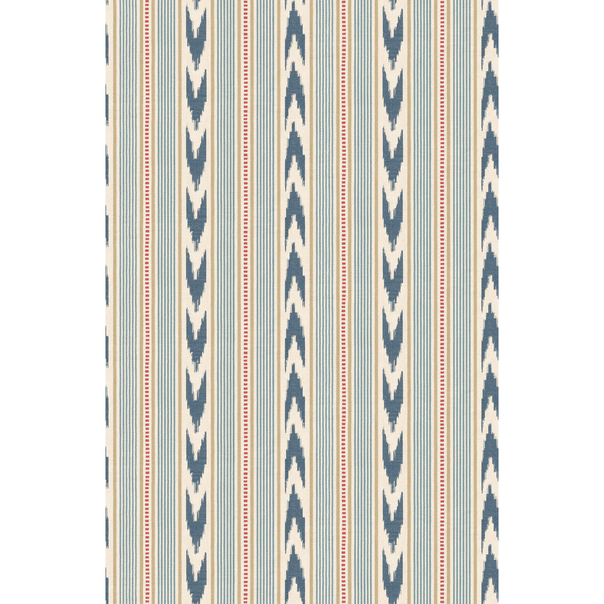MULBERRY FG127.G103.0 NEWPORT STRIPE BLUE/RED Wallpaper - Eade's Wallpaper