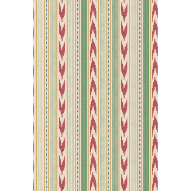 MULBERRY FG127.V90.0 NEWPORT STRIPE RED/GREEN Wallpaper - Eade's Wallpaper