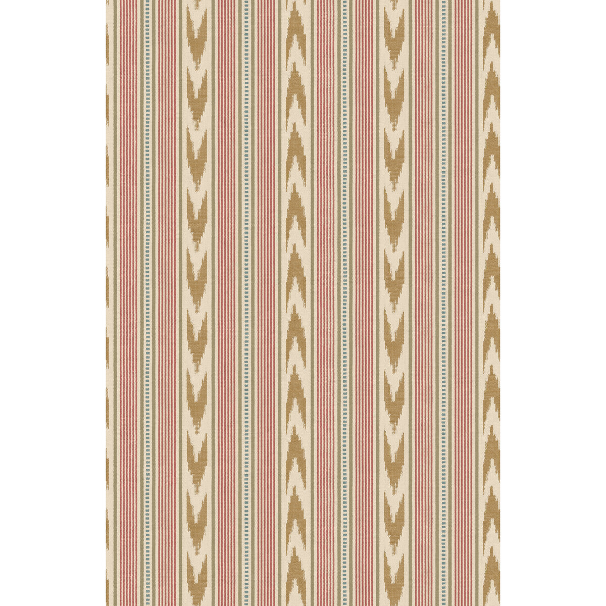 MULBERRY FG127.V92.0 NEWPORT STRIPE OLD RED/SAND Wallpaper - Eade's Wallpaper
