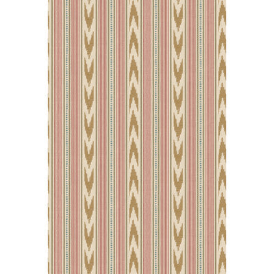 MULBERRY FG127.V92.0 NEWPORT STRIPE OLD RED/SAND Wallpaper - Eade's Wallpaper