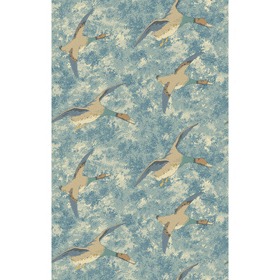 MULBERRY FG128.H101.0 FOREST DUCKS BLUE Wallpaper - Eade's Wallpaper