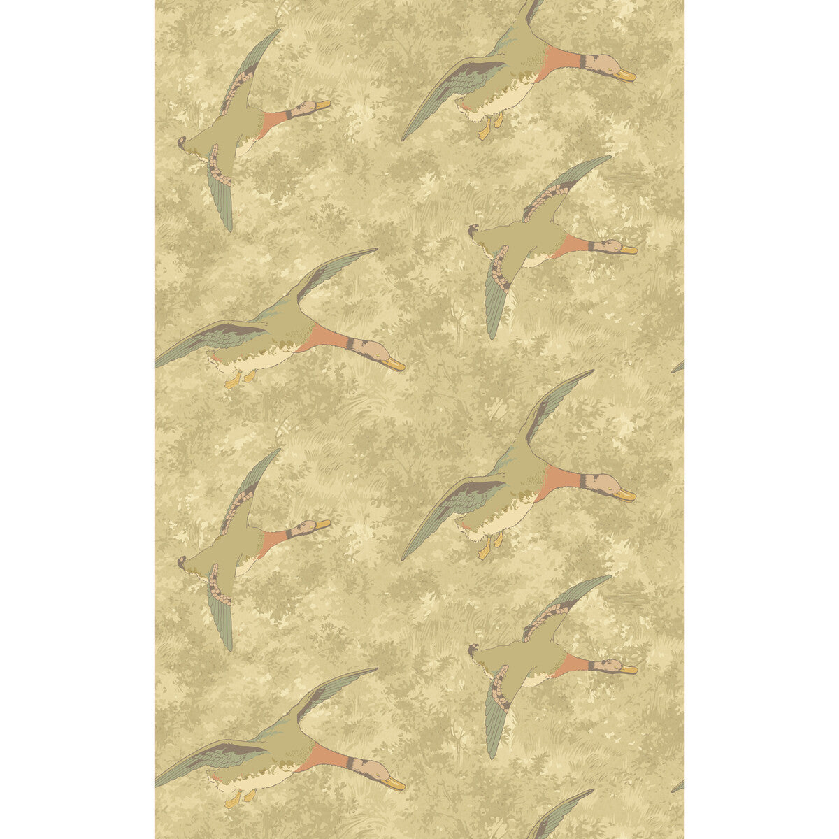 MULBERRY FG128.J107.0 FOREST DUCKS PARCHMENT Wallpaper - Eade's Wallpaper