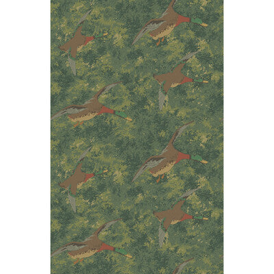 MULBERRY FG128.S16.0 FOREST DUCKS EMERALD Wallpaper - Eade's Wallpaper