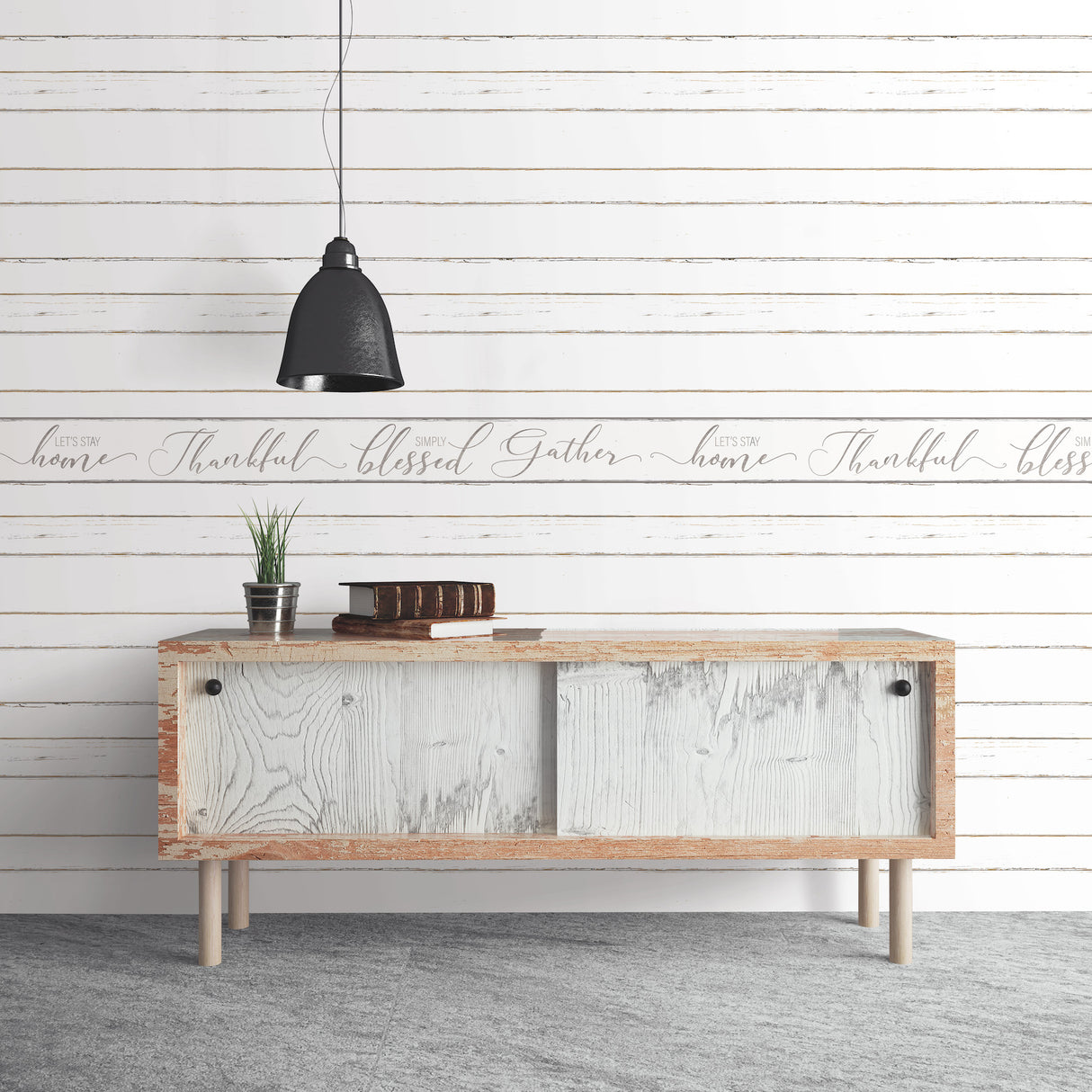 York FH4006 Shiplap Planks White Wallpaper