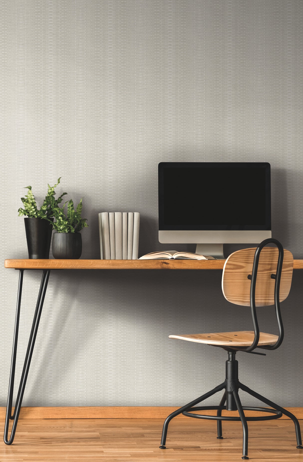 York FH4010 Market Stripe Caramel Wallpaper