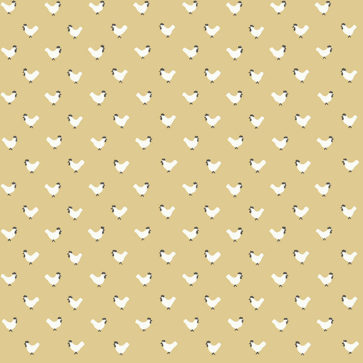 York FH4074 Roost Yellow Wallpaper