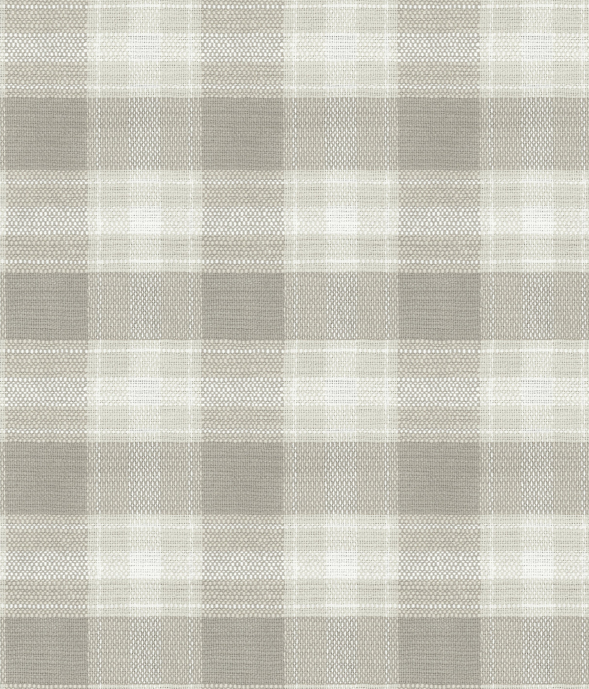 York FH4083 Woven Buffalo Check Linen Wallpaper
