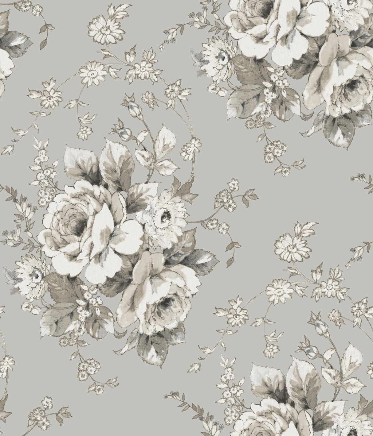 York FH4089 Heritage Rose Taupe Wallpaper