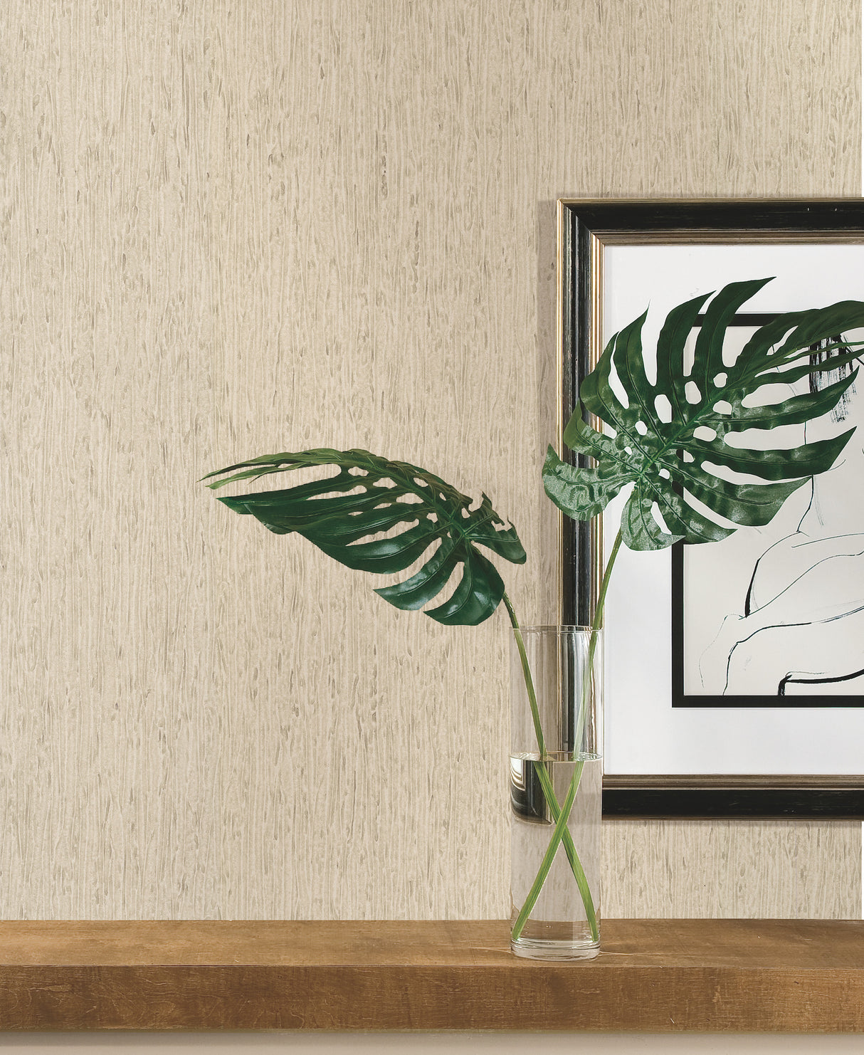 York FH4091 Rugged Bark Off White Wallpaper