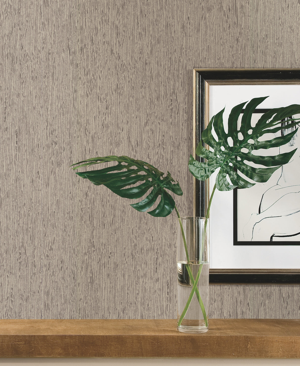York FH4093 Rugged Bark Grey Wallpaper